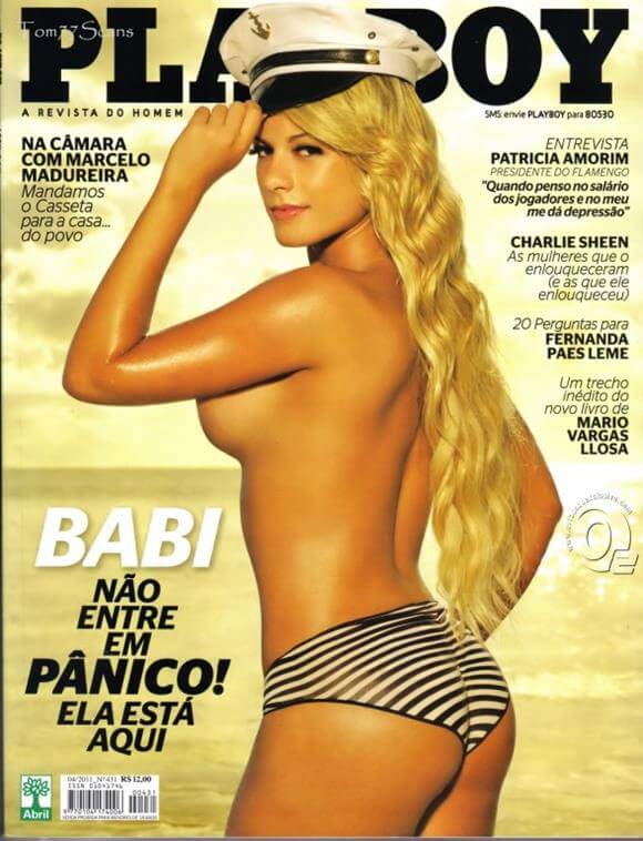 Babi Rossi nua na revista Playboy abril de 2011