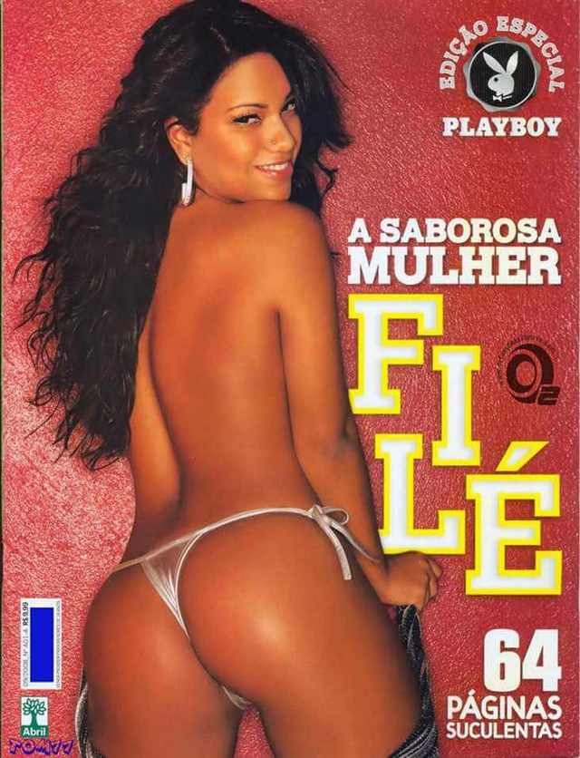 Mulher filé pelada na revista Playboy edição especial
