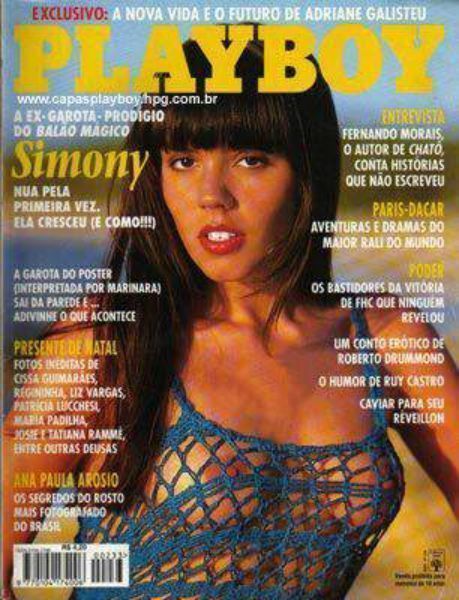 Simony nua pelada na revista Playboy