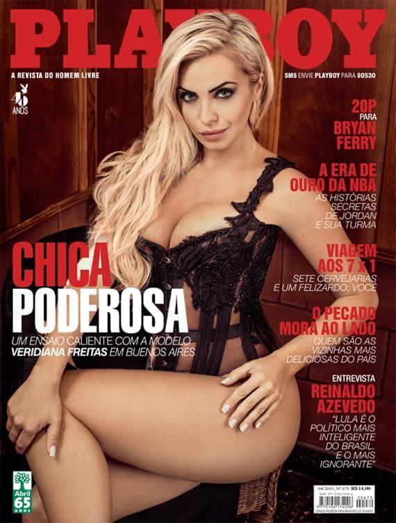 Veridiana Freitas pelada na revista Playboy